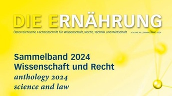 DIE ERNÄHRUNG Sammelband 2024