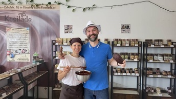 Ines und Norman Kosin in ihrem Laden