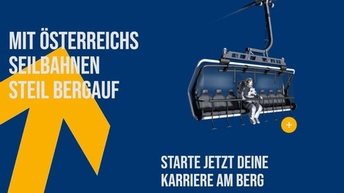 Werbesujet der Seilbahnen