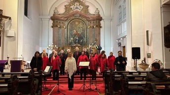 Gospelchor in der Pfarre Reindorf