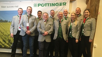 Das engagierte Team von Pöttinger in Belgien