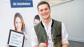 Josef Schweighofer aus St. Lorenz in Vöcklabruck vom Lehrbetrieb Brandlmayr Haustechnik GmbH