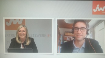 Screenshot vom Webinar