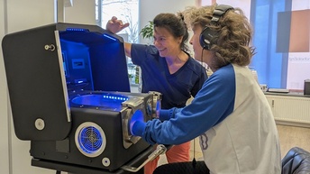 Sonja Engl in ihrem Shape-Line-Studio