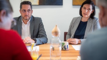 Alois Rainer und Barbara Thaler beim Pressegespräch