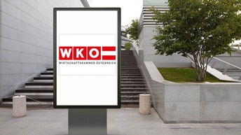 Ein Translight im Straßenraum