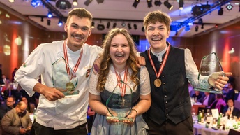 Josef Leitner, Malena Mayer und Anton Santner