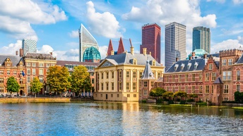 Skyline von Den Haag in den Niederlanden