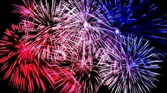 Buntes Feuerwerk