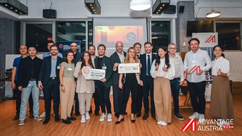 österreichische Gruppe in der Austrian Pitch Night