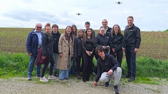 Fotodrohnentraining mit Berufsschüler:innen