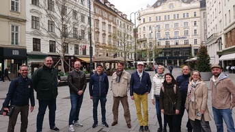 UBIT Wien bei einem nachhaltigen Spaziergang durch die Wiener Innenstadt