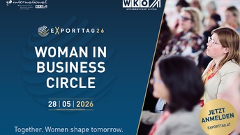 Woman in Business Circle am Exporttag