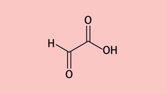 Struktur von Glyoxylsäure