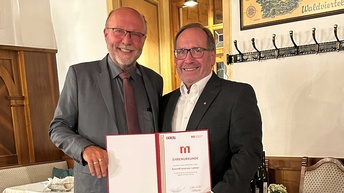 KommR Mst. Andreas Lahner und KommR Mst. Harald Schinnerl