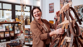 Daniela Wagner setzt auf regionale und nachhaltige Produkte in ihrem Geschäft.