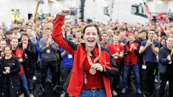 Bronzemedaillen Gewinnerin im Beruf Floristik: Sophie Bretterklieber