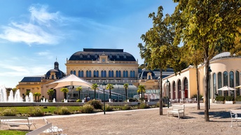 Blick auf das Casino Baden.