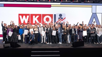 Gruppenbild der Gewinner des AUSTRIACUS 2025