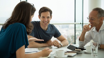 meeting, person