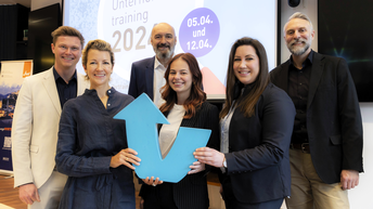 Das Team des Gründerservices Salzburg beim Gründer- und Unternehmertraining im April 2024