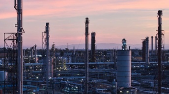 OMV Raffinerie in Schwechat