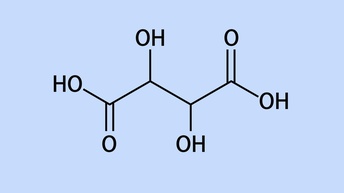 Struktur von Weinsäure