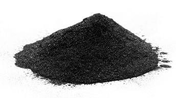 Ein Häufchen schwarzes Pulver