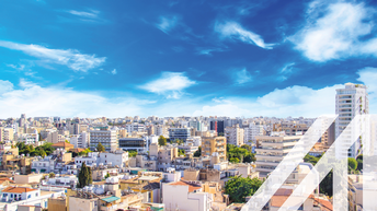 Blick auf Nikosia, Hauptstadt von Zypern