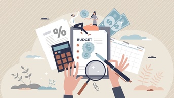 Grafik zum Thema Steuern und Abgaben