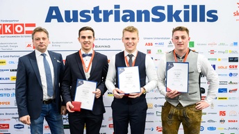 Gewinner der AustrianSkills 2025 im Beruf Kälte- und Klimatechnik