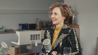 Person lächelt