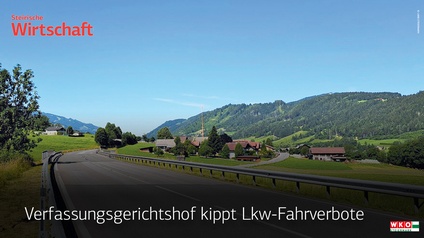 Bild der Landstraße