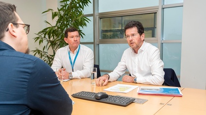 Interview mit Wolfgang Grimus und Jürgen Löschnig, GF Graz Airport