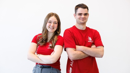Julia Gschwandtner und Bernhard Moser bilden das Team Salzburg für die WorldSkills 2026.