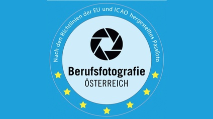 Logo des Gütesiegels für Passfotos