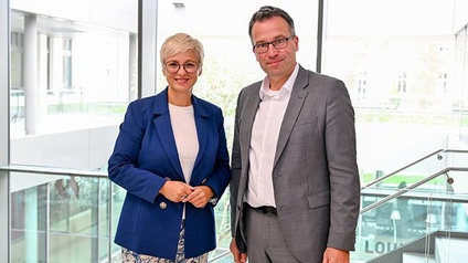 WKOÖ-Präsidentin Doris Hummer und AMS-Vorstandsvorsitzender Johannes Kopf