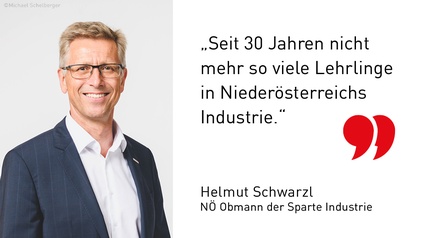 Helmut Schwarzl, Industrie-Spartenobmann der Wirtschaftskammer NÖ