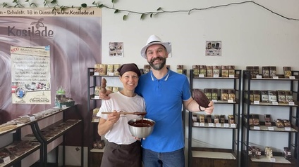 Ines und Norman Kosin in ihrem Laden