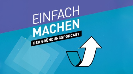 Logo: Einfach machen. Der Gründungspodcast
