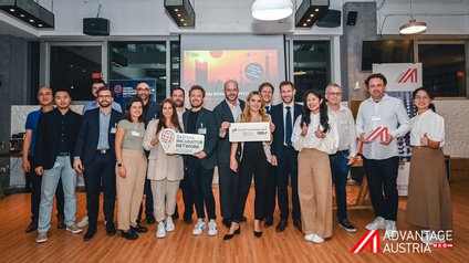 österreichische Gruppe in der Austrian Pitch Night