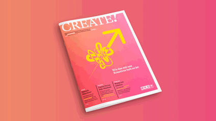 Coves des Branchenmagazins CREATE! der Fachgruppe Werbung und Marktkommunikation