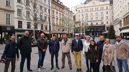UBIT Wien bei einem nachhaltigen Spaziergang durch die Wiener Innenstadt