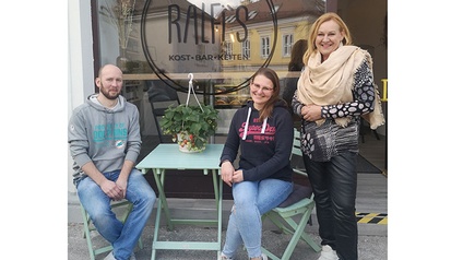 V.l.: Matthias Raffelt, Alexandra Neubauer und Elisabeth Dorner