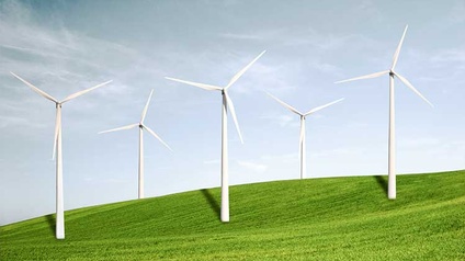 Windenergie, Windrad, Windkraft, Alternative Energie, grün, nichtfossil, Klimaschutz, Umweltschutz, Treibhauseffekt, CO2, drehen, Elektrischer Generator, Elektrizität, Energieindustrie, Erneuerbarkeit, Feld, Gras, grün, Himmel, Horizont, Innovation, Klima, Landschaft, Nachhaltige Entwicklung, Natur, Technologie, Turbine, Umweltthemen, Wärme, Wind, Windturbine, Nachhaltigkeit, Mast