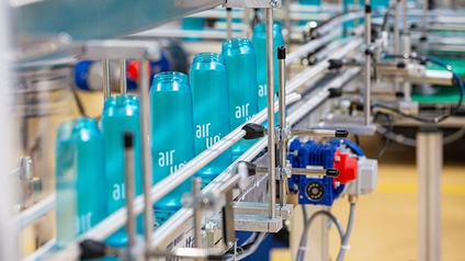 air up Produktion bei Greiner Packaging.