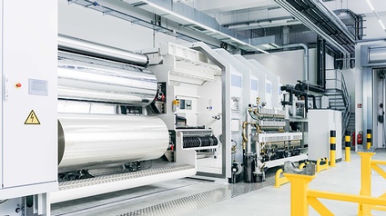 Neue Bedampfungsanlage