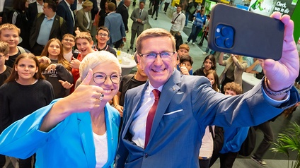 Hummer und Achleitner auf der JUB