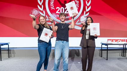 Die Sieger beim Junior Sales Champion 2026.