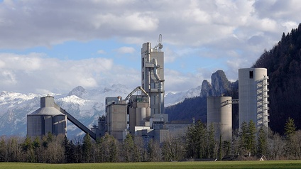 Im Zementwerk in Hallein werden jährlich 600.000 bis 650.000 Tonnen Zement hergestellt.